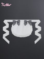 画像2: 【送料無料】LS165 ストライプリボン付ミニエプロン《予約限定》【計5000円以上】 (2)