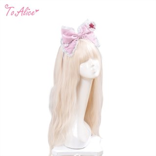 アクセサリー - To Alice (Page 1) アリス柄カフス&金バックルりぼん