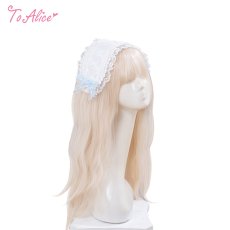 画像1: 【ToAlice】LS182シフォンリボンヘッドドレス風ヘアクリップ (1)