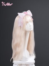 画像2: 【To Alice】LS183 Strawberry リボンカチューシャ (2)