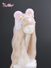 画像2: 【送料無料】LS188 ゆめかわくまヘッドドレス《予約受付》【計5000円以上】 (2)