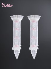 画像2: 【送料無料】LS207レース×リボンアームカバー《予約受付》【計5000円以上】 (2)