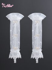 画像3: 【To Alice】LS207レース×リボンアームカバー (3)