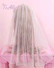画像3: 【ToAlice】LS22薔薇協奏曲ベール付きカチューシャ (3)
