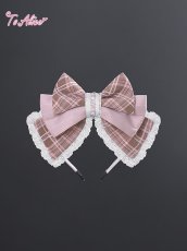 画像2: 【送料無料】LS268 ショコラトリーリボンカチューシャ《予約受付》【計5000円以上】 (2)