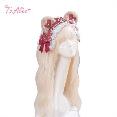 画像1: 【送料無料】LS274 Dot Bear ヘッドドレス《予約受付》【計5000円以上】 (1)