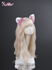 画像2: 【送料無料】LS29リボン猫耳ヘアクリップ《予約受付》【計5000円以上】 (2)