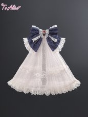 画像2: 【送料無料】LS306白雪姫リボンレースベールクリップ《予約受付》【計5000円以上】 (2)