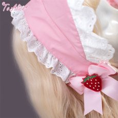 画像3: 【ToAlice】LS99 StrawberryRibbonハーフボンネット【30%OFF】 (3)