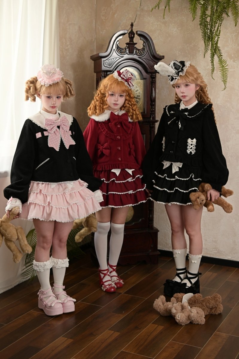 画像35: 【ToAlice】お人形さんティアードサロペットスカート (35)
