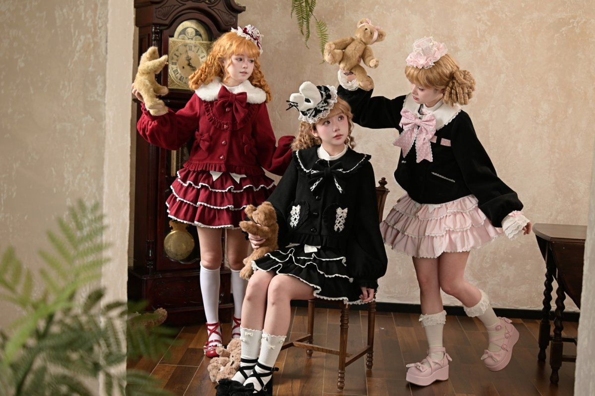 画像34: 【ToAlice】お人形さんティアードサロペットスカート (34)