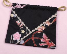 画像5: 【ToAlice】P280花魁風和柄巾着袋【50％OFF】 (5)