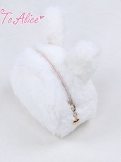 画像9: 【ToAlice】P737ラビットポーチ＆クリアラメミニ２Wayバッグ (9)