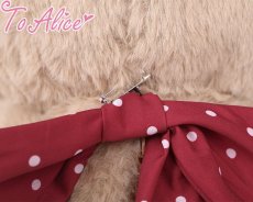 画像6: 【ToAlice】P816 StrawberryBearぬいぐるみショルダーバッグ (6)