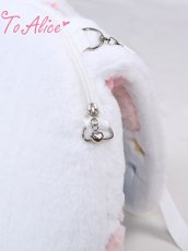 画像5: 【Last one】【ToAlice】P834ゆめかわうさぎフェイス２Wayバッグ (5)