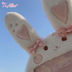 画像7: 【送料無料】P935ゆめかわうさぎクリアバッグ《予約受付》 (7)