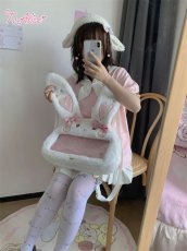 画像12: 【送料無料】P935ゆめかわうさぎクリアバッグ《予約受付》 (12)