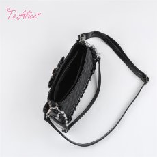 画像2: 【ToAlice】P972 パールリボン×キルティング2Wayバッグ (2)