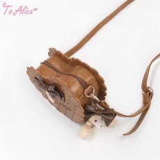 画像2: 【ToAlice】P975ビスケットハートショルダーバッグ (2)