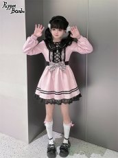 画像6: 【Puppet Bombs】QS42 ハートレースアップリボンベレー帽【30％OFF】 (6)