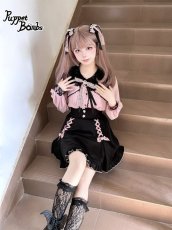 画像13: 【Puppet Bombs】Q10 レースアップハイウエストスカート【50%OFF】 (13)