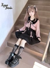 画像12: 【Puppet Bombs】Q10 レースアップハイウエストスカート【50%OFF】 (12)