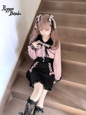 画像9: 【Puppet Bombs】Q10 レースアップハイウエストスカート【50%OFF】 (9)