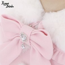 画像5: 【PuppetBombs】Q103 ケープ付きスカラップリボンコート (5)