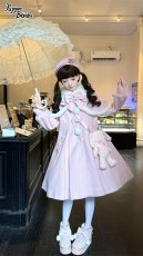 画像45: 【PuppetBombs】Q103 ケープ付きスカラップリボンコート (45)