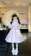 画像43: 【PuppetBombs】Q103 ケープ付きスカラップリボンコート (43)