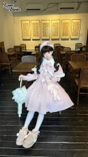 画像41: 【PuppetBombs】Q103 ケープ付きスカラップリボンコート (41)