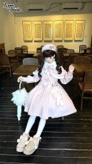 画像40: 【PuppetBombs】Q103 ケープ付きスカラップリボンコート (40)