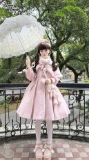 画像38: 【PuppetBombs】Q103 ケープ付きスカラップリボンコート (38)