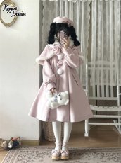 画像21: 【PuppetBombs】Q103 ケープ付きスカラップリボンコート (21)