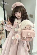 画像23: 【PuppetBombs】Q103 ケープ付きスカラップリボンコート (23)