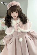 画像25: 【PuppetBombs】Q103 ケープ付きスカラップリボンコート (25)