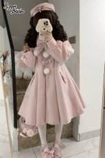 画像19: 【PuppetBombs】QS44 リボン×ファーベレー帽 (19)