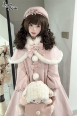 画像24: 【PuppetBombs】Q103 ケープ付きスカラップリボンコート (24)