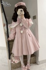 画像26: 【PuppetBombs】Q103 ケープ付きスカラップリボンコート (26)