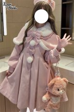 画像23: 【PuppetBombs】QS44 リボン×ファーベレー帽 (23)