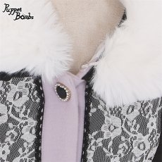 画像4: 【PuppetBombs】Q106 ハートレース＆ティペット付きコート (4)