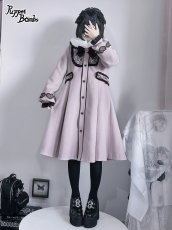 画像8: 【PuppetBombs】Q106 ハートレース＆ティペット付きコート (8)