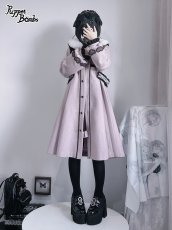 画像9: 【PuppetBombs】Q106 ハートレース＆ティペット付きコート (9)