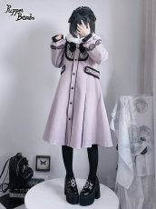 画像5: 【PuppetBombs】Q106 ハートレース＆ティペット付きコート (5)