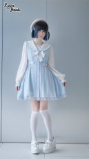 画像5: 【Last one】【Puppet Bombs】Q111 チェック切り替えセーラーワンピース【30％OFF】 (5)