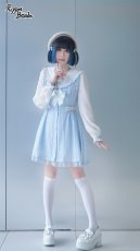 画像8: 【Last one】【Puppet Bombs】Q111 チェック切り替えセーラーワンピース【30％OFF】 (8)