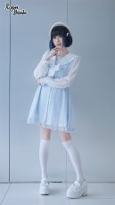 画像6: 【Last one】【Puppet Bombs】Q111 チェック切り替えセーラーワンピース【30％OFF】 (6)