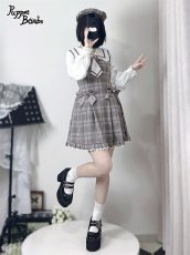 画像18: 【Last one】【PuppetBombs】Q112 探偵チェックワンピースセット (18)