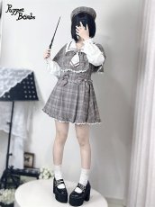 画像25: 【Last one】【PuppetBombs】Q112 探偵チェックワンピースセット (25)