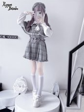 画像34: 【Last one】【PuppetBombs】Q112 探偵チェックワンピースセット (34)